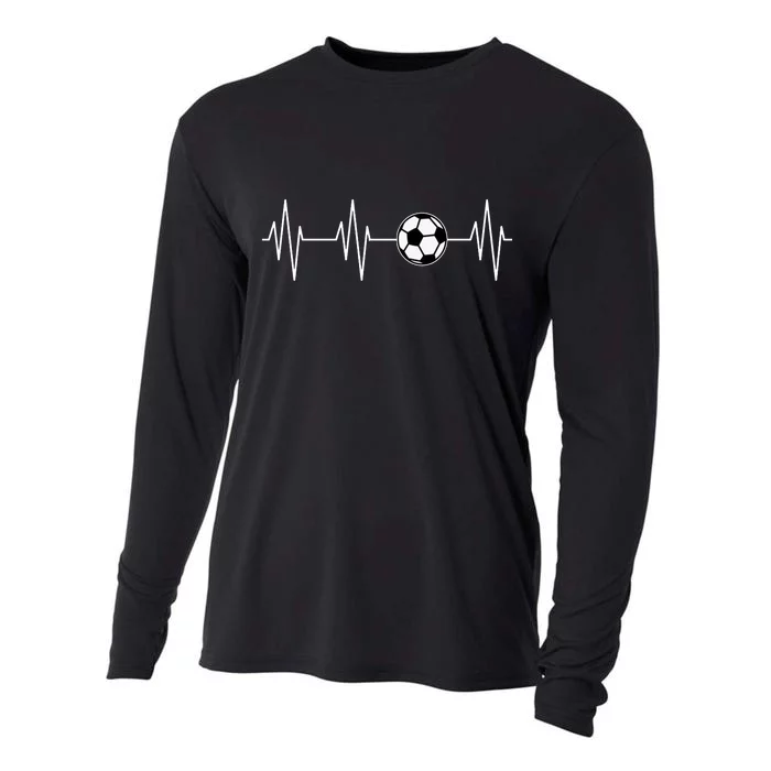 Soccer Heart Beat Cooling Performance Long Sleeve Crew