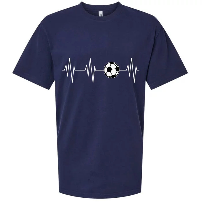 Soccer Heart Beat Sueded Cloud Jersey T-Shirt