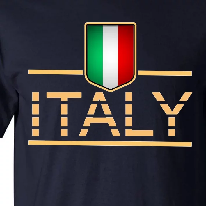 Soccer Italian Flag Italy Fan Logo Tall T-Shirt