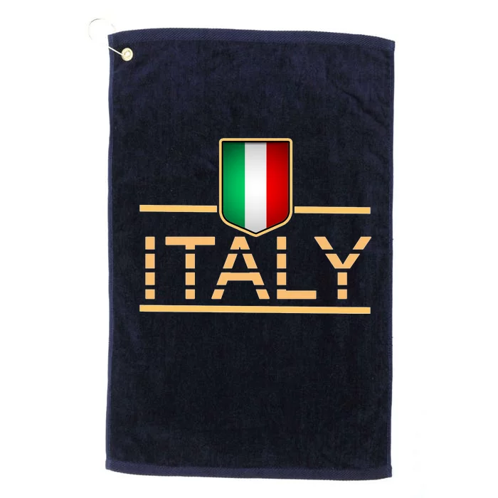 Soccer Italian Flag Italy Fan Logo Platinum Collection Golf Towel