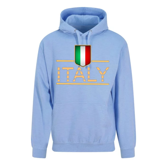 Soccer Italian Flag Italy Fan Logo Unisex Surf Hoodie