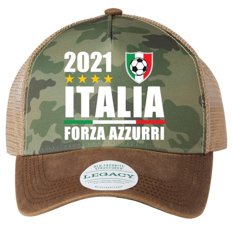 Soccer Italian Forza Azzurri Italian Pride Legacy Tie Dye Trucker Hat
