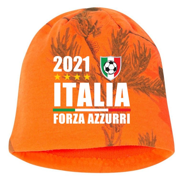 Soccer Italian Forza Azzurri Italian Pride Kati - Camo Knit Beanie