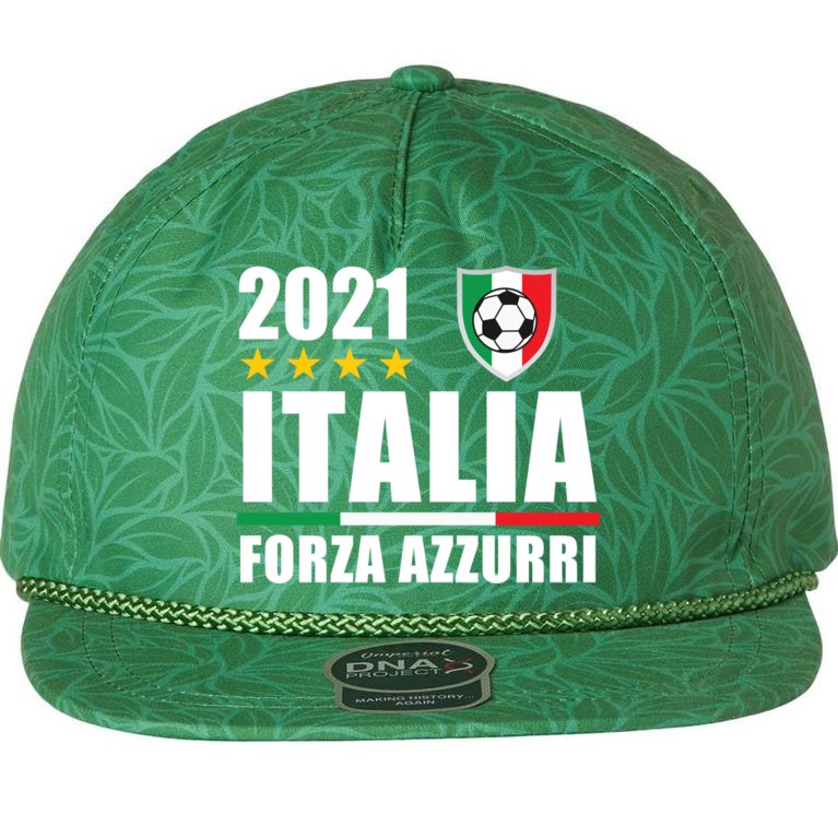 Soccer Italian Forza Azzurri Italian Pride Aloha Rope Hat