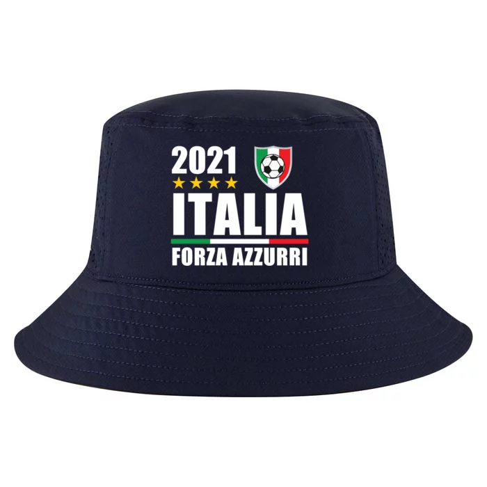 Soccer Italian Forza Azzurri Italian Pride Cool Comfort Performance Bucket Hat