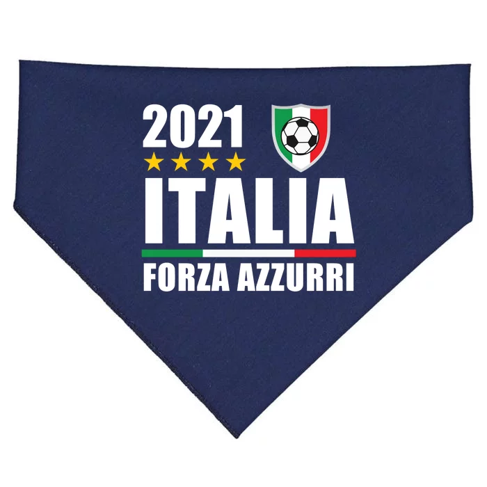 Soccer Italian Forza Azzurri Italian Pride USA-Made Doggie Bandana