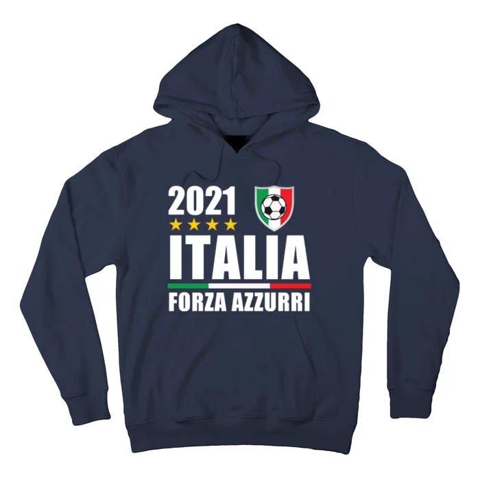 Soccer Italian Forza Azzurri Italian Pride Hoodie