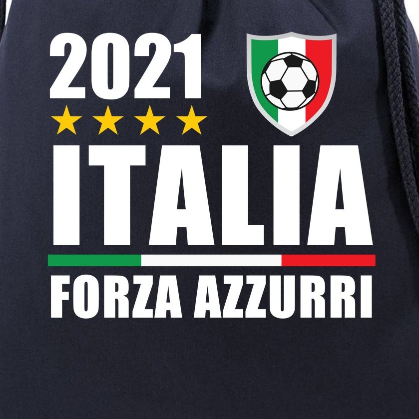 Soccer Italian Forza Azzurri Italian Pride Drawstring Bag