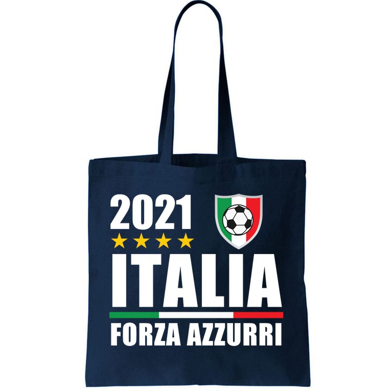 Soccer Italian Forza Azzurri Italian Pride Tote Bag