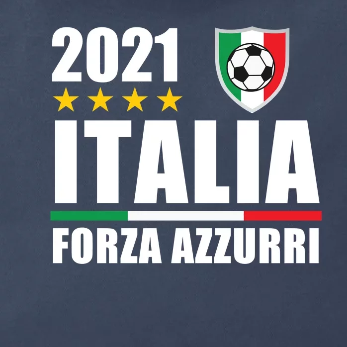 Soccer Italian Forza Azzurri Italian Pride Zip Tote Bag