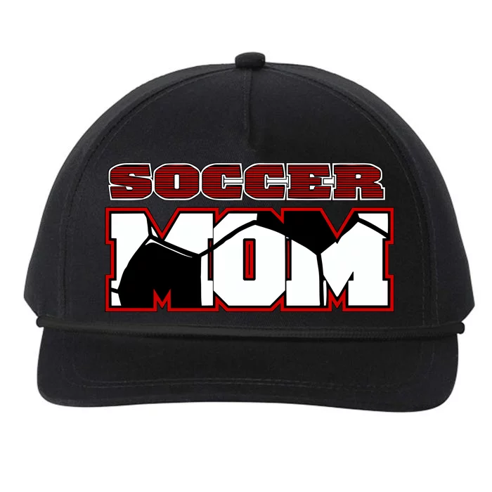 Soccer Mom Logo Snapback Five-Panel Rope Hat