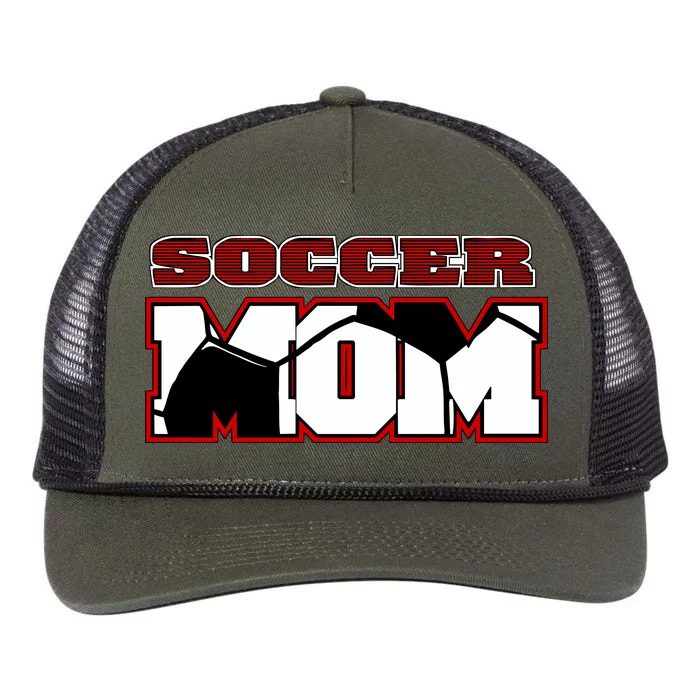 Soccer Mom Logo Retro Rope Trucker Hat Cap