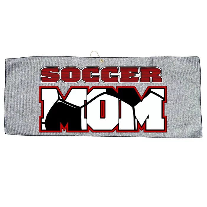 Soccer Mom Logo Large Microfiber Waffle Golf Towel