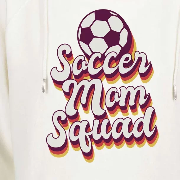 Soccer Mom Squad Womens Funnel Neck Pullover Hood