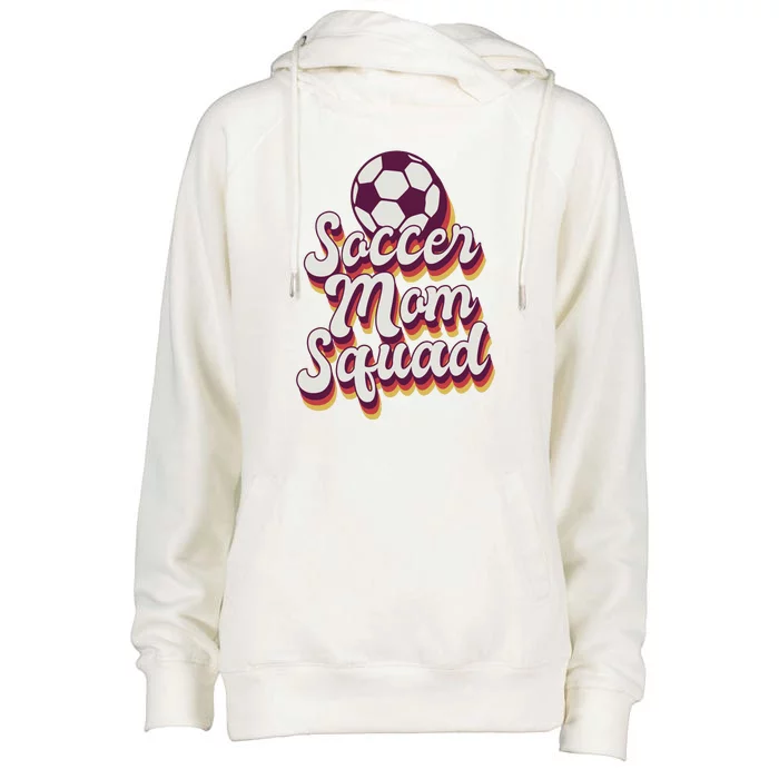 Soccer Mom Squad Womens Funnel Neck Pullover Hood