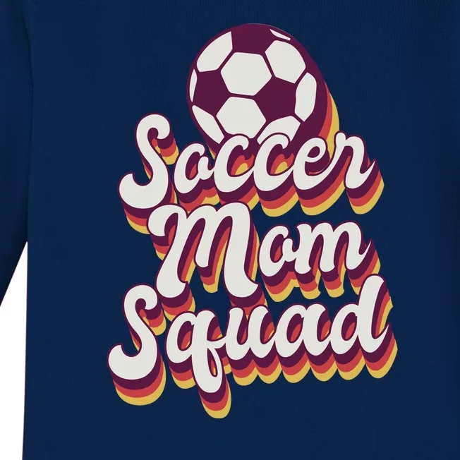 Soccer Mom Squad Baby Long Sleeve Bodysuit