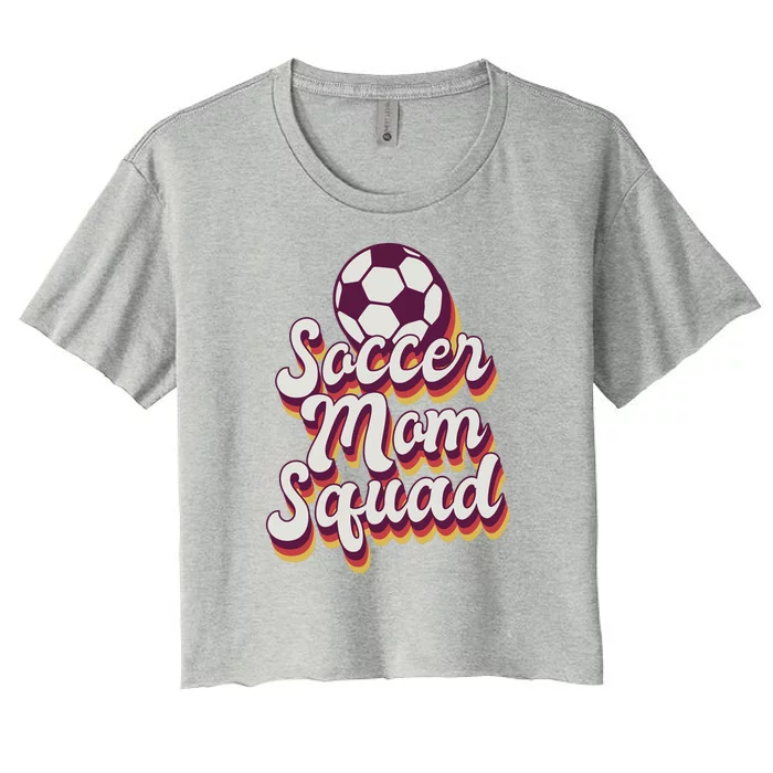 Soccer Mom Squad Women's Crop Top Tee