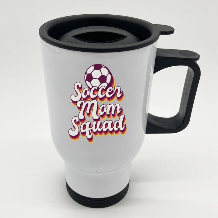 Soccer Mom Squad Front & Back Stainless Steel Travel Mug