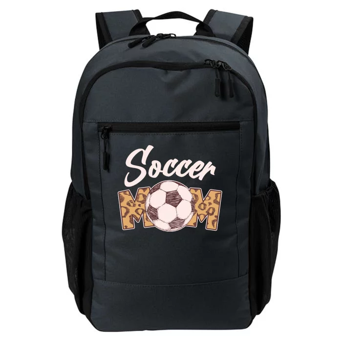 Soccer Mom Stylish Leopard Print Daily Commute Backpack