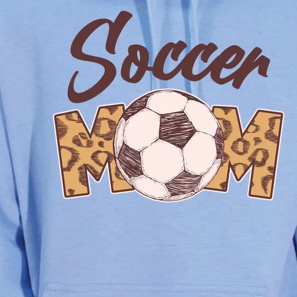 Soccer Mom Stylish Leopard Print Unisex Surf Hoodie