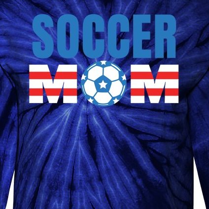 Soccer Mom USA Tie-Dye Long Sleeve Shirt