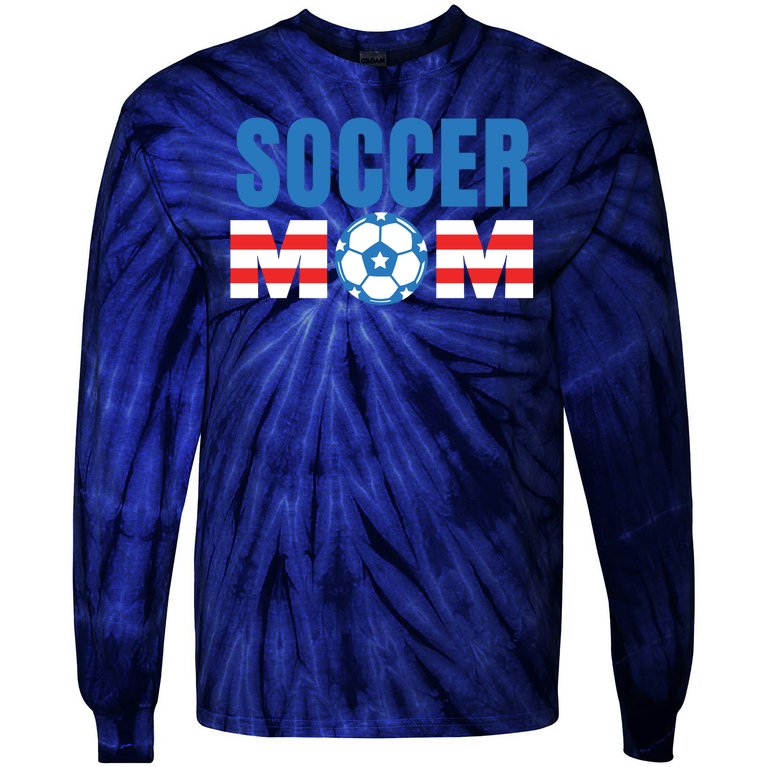 Soccer Mom USA Tie-Dye Long Sleeve Shirt
