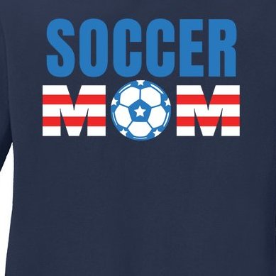 Soccer Mom USA Ladies Missy Fit Long Sleeve Shirt