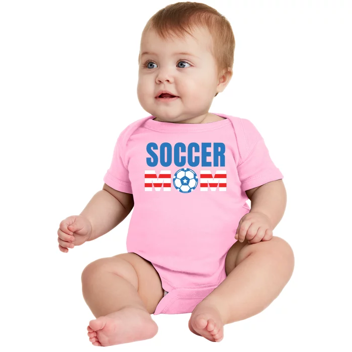 Soccer Mom USA Baby Bodysuit