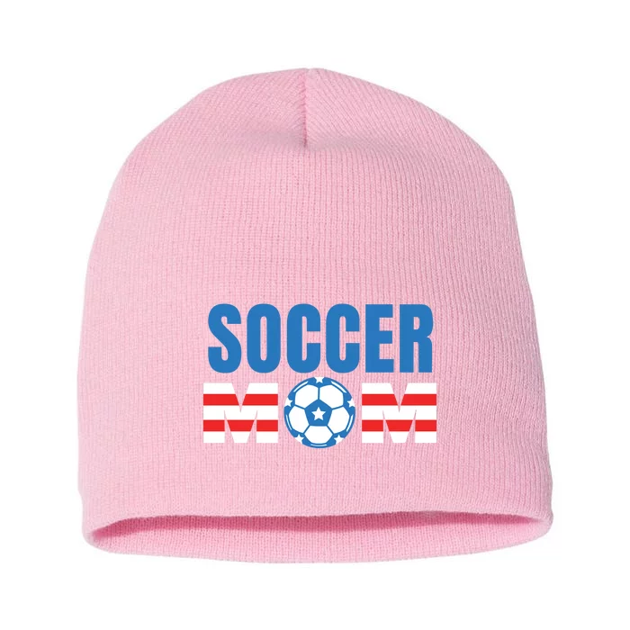 Soccer Mom USA Short Acrylic Beanie