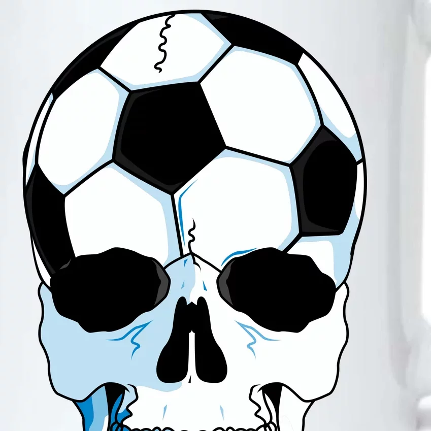 Soccer Skull Black Color Changing Mug