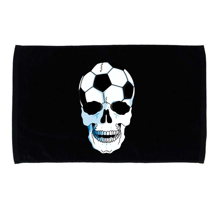 Soccer Skull Microfiber Hand Towel