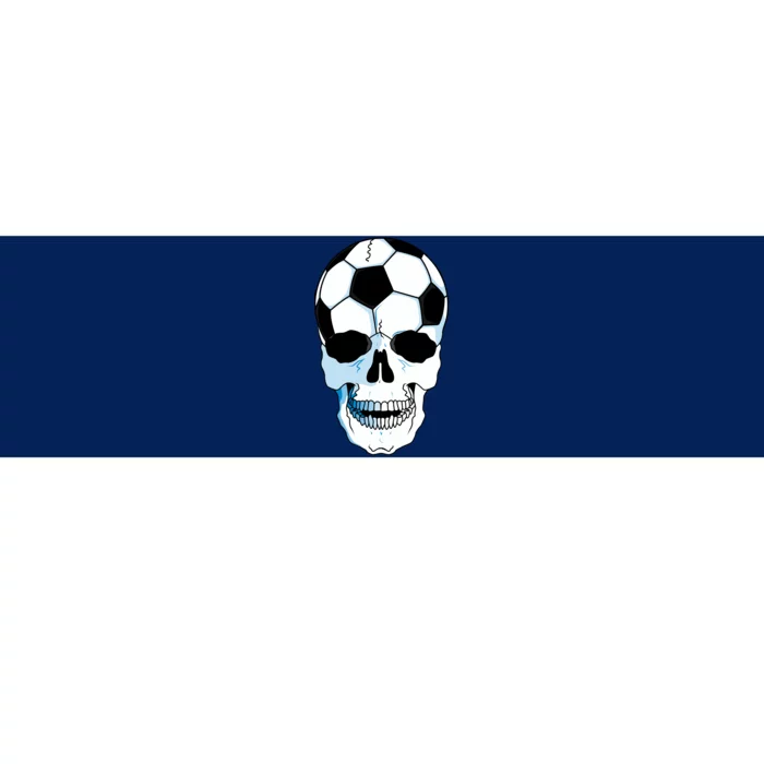 Soccer Skull Bumper Sticker