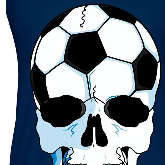 Soccer Skull Ladies Essential Flowy Tank