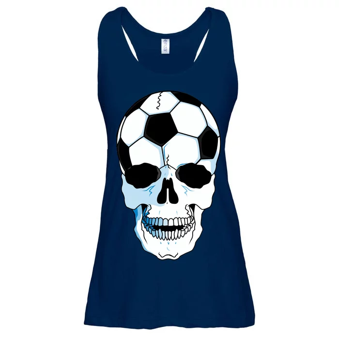 Soccer Skull Ladies Essential Flowy Tank