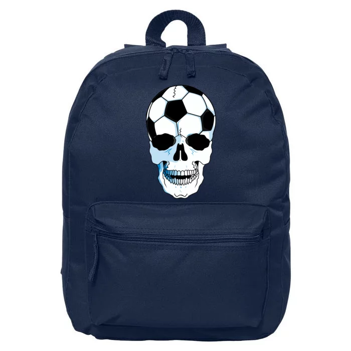 Soccer Skull 16 in Basic Backpack