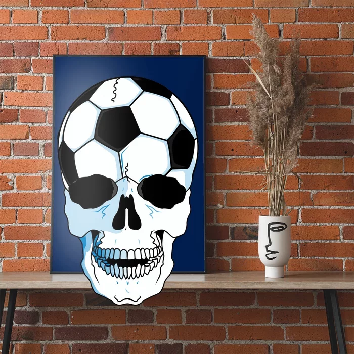 Soccer Skull Poster