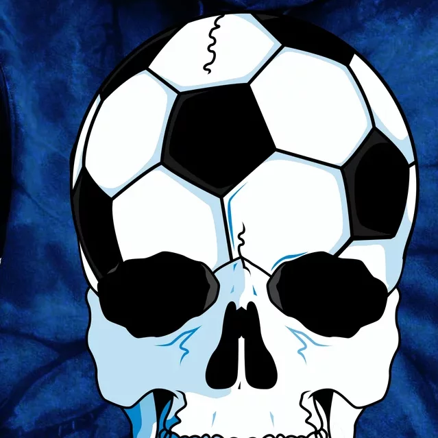 Soccer Skull Tie Dye Hoodie