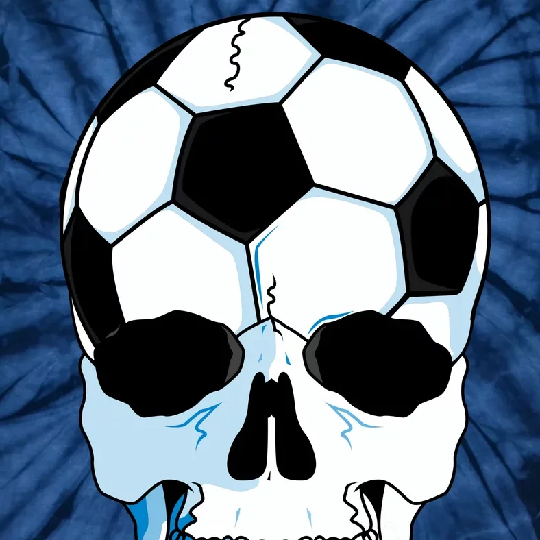 Soccer Skull Tie-Dye T-Shirt