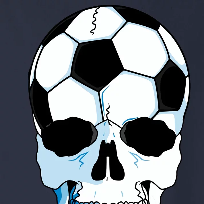 Soccer Skull Toddler Long Sleeve Shirt