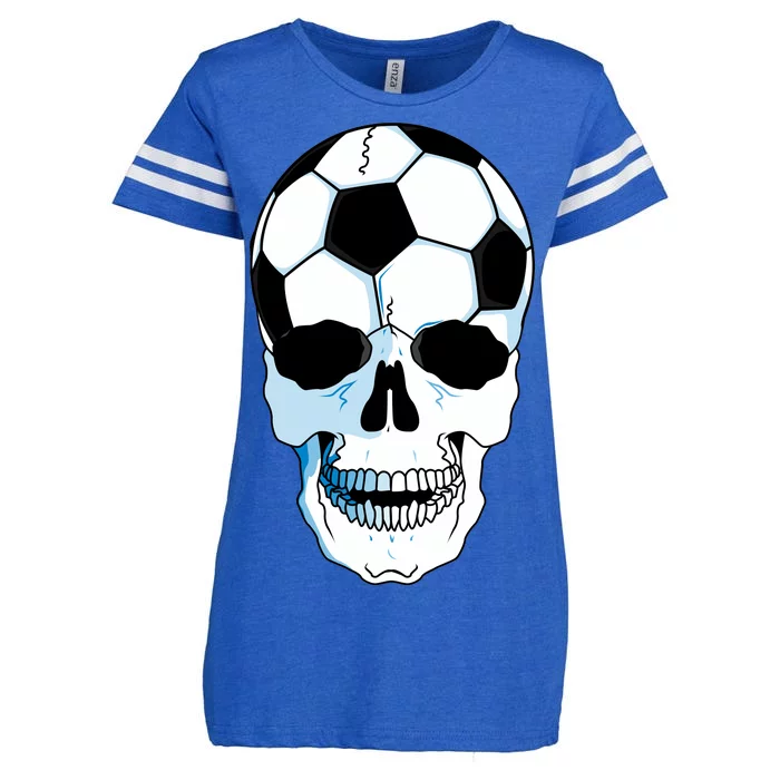 Soccer Skull Enza Ladies Jersey Football T-Shirt