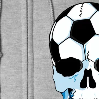 Soccer Skull Full Zip Hoodie