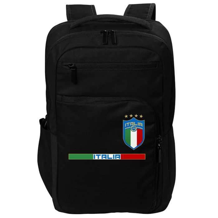 Soccer Team Championship Italia Italy Logo Impact Tech Backpack