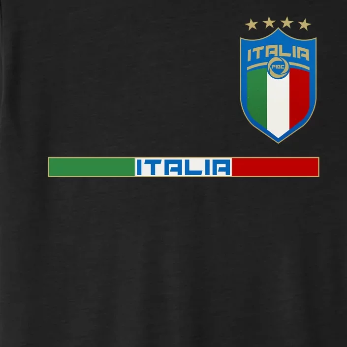 Soccer Team Championship Italia Italy Logo ChromaSoft Performance T-Shirt