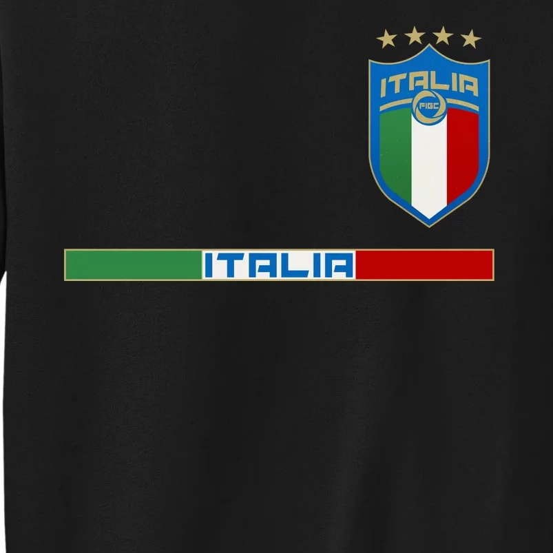 Soccer Team Championship Italia Italy Logo Tall Sweatshirt