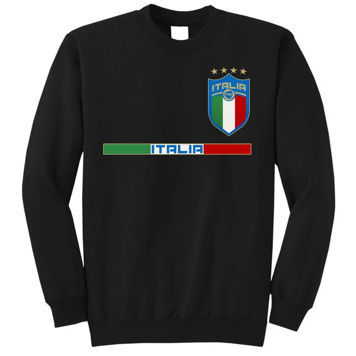 Soccer Team Championship Italia Italy Logo Tall Sweatshirt