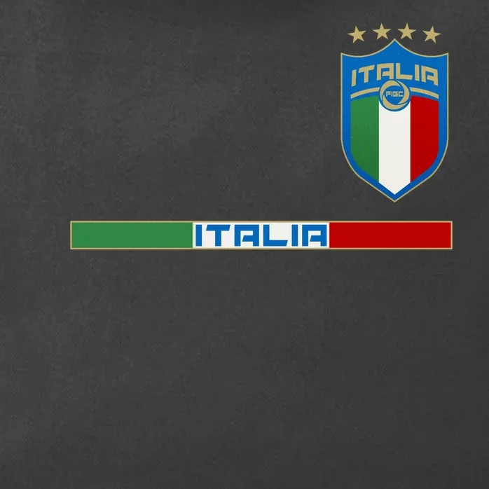 Soccer Team Championship Italia Italy Logo Zip Tote Bag