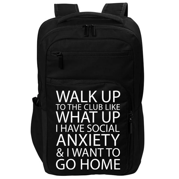 Social Anxiety Impact Tech Backpack