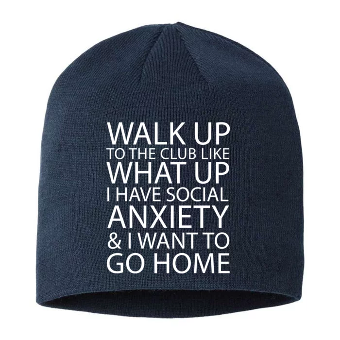 Social Anxiety 8 1/2in Sustainable Knit Beanie