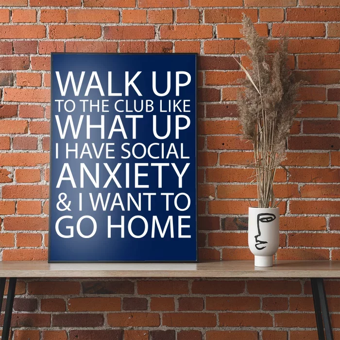 Social Anxiety Poster