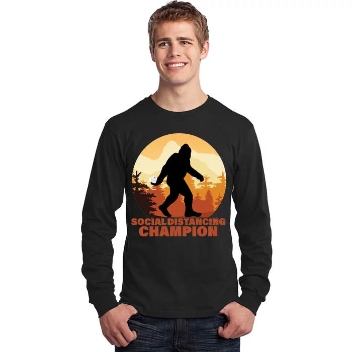 Social Distancing Champion Long Sleeve Shirt